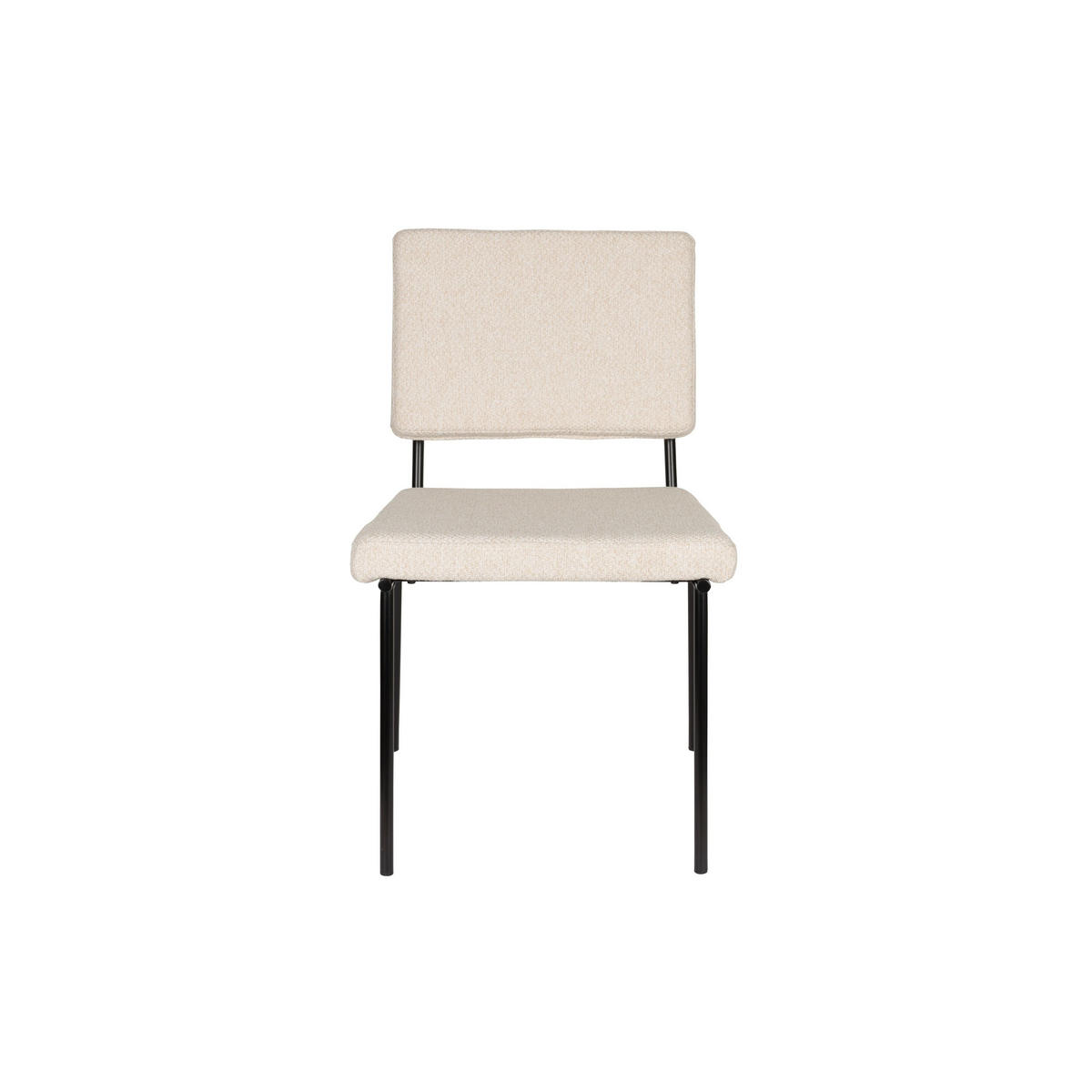 ESSZIMMERSTUHL Fellow Creme/ Weiß - 2 er Set - Creme, Kunststoff (47.5/85/60cm) - Zuiver