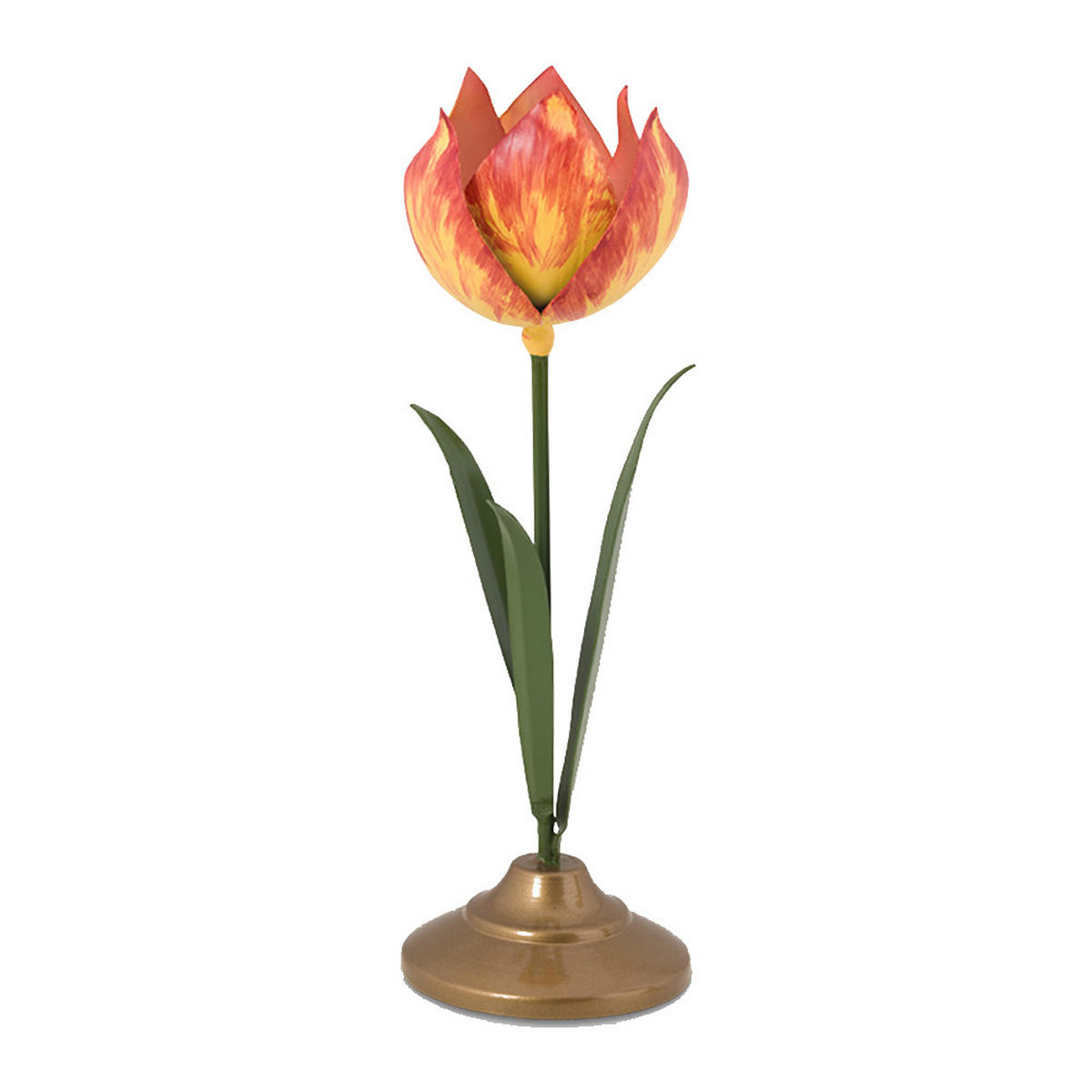 KERZENHALTER 2er-Set Tulpe s metal gelb - Gelb, Metall (8.5/26/8.5cm) - Pip Studio