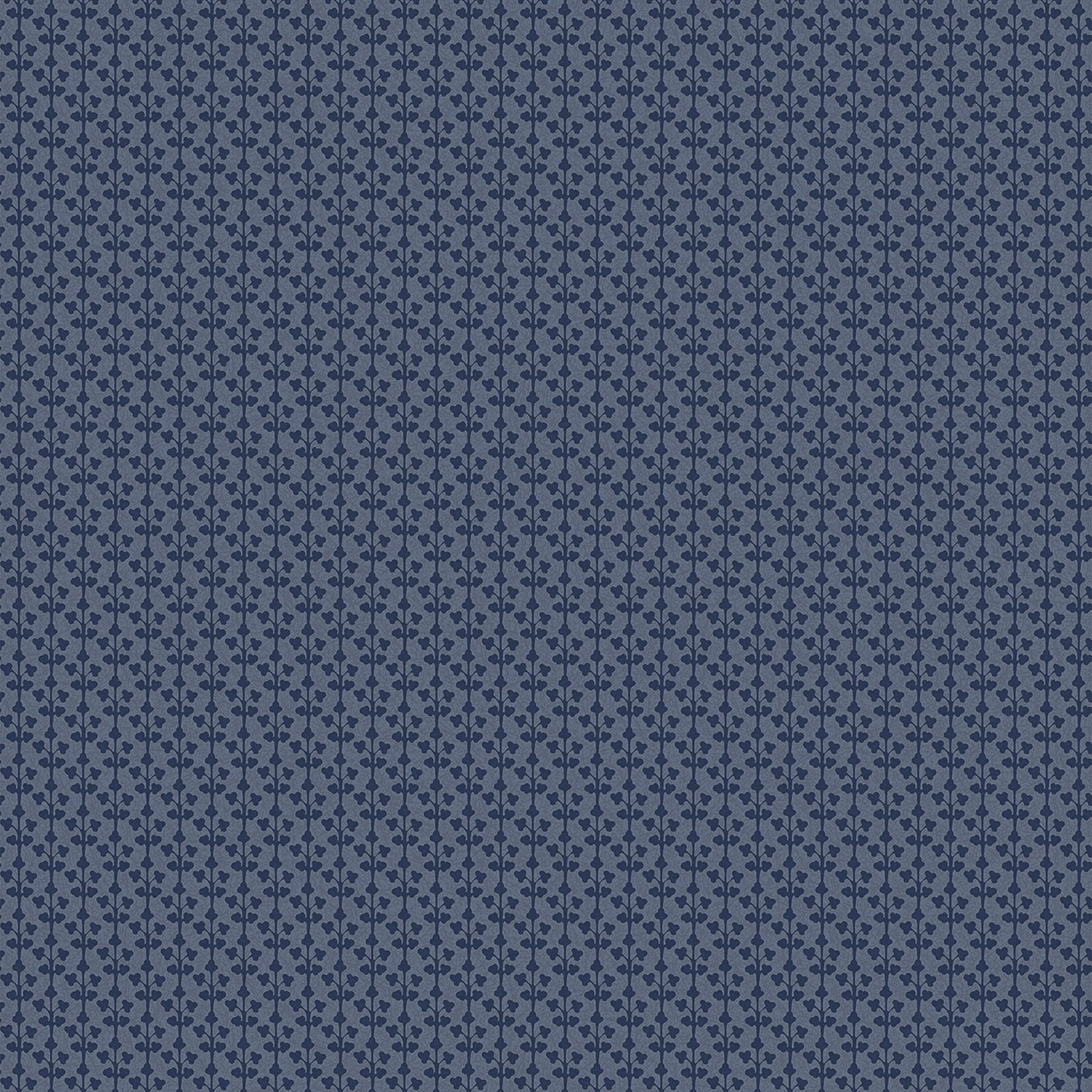VLIESTAPETE Seaham Midnight Blue | Dunkelblau | Linienmuster mit Blättern | 10mx52cm - Blau, Papier/Kunststoff (52/1000cm) - Graham & Brown