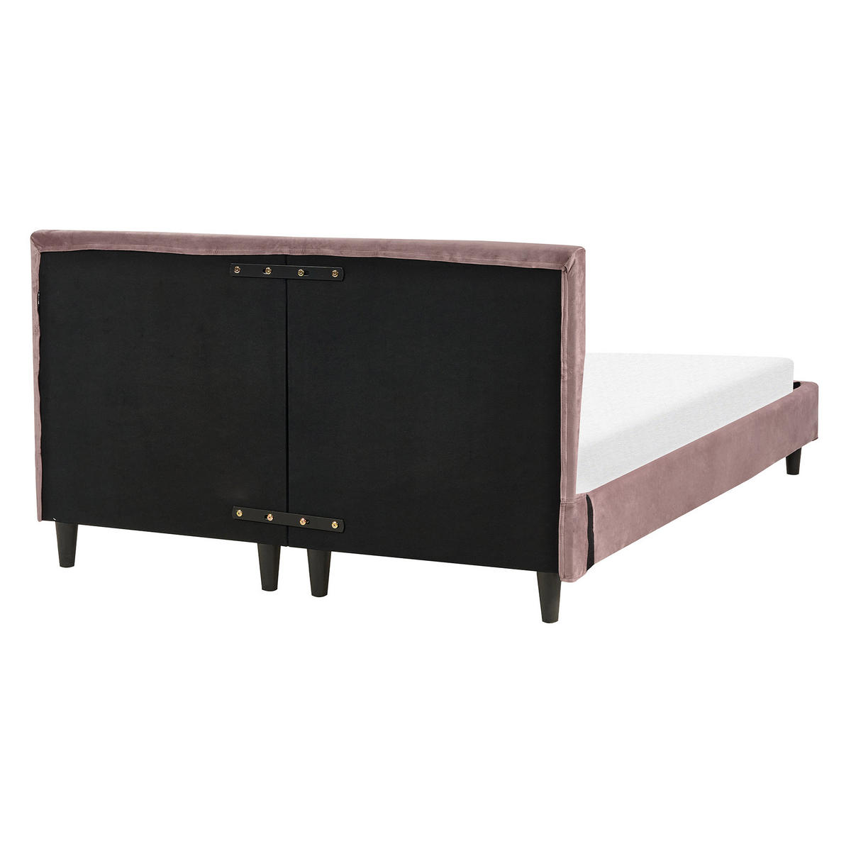 PAT TAPIȚAT 140/200cm roz Fitou - roz aprins, material textil (140/200cm) - Beliani