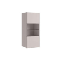 VITRINESCHRANK Bird Kaschmir, Hängeschrank - Kaschmir, Holzwerkstoff (45/117/32cm) - Bettso