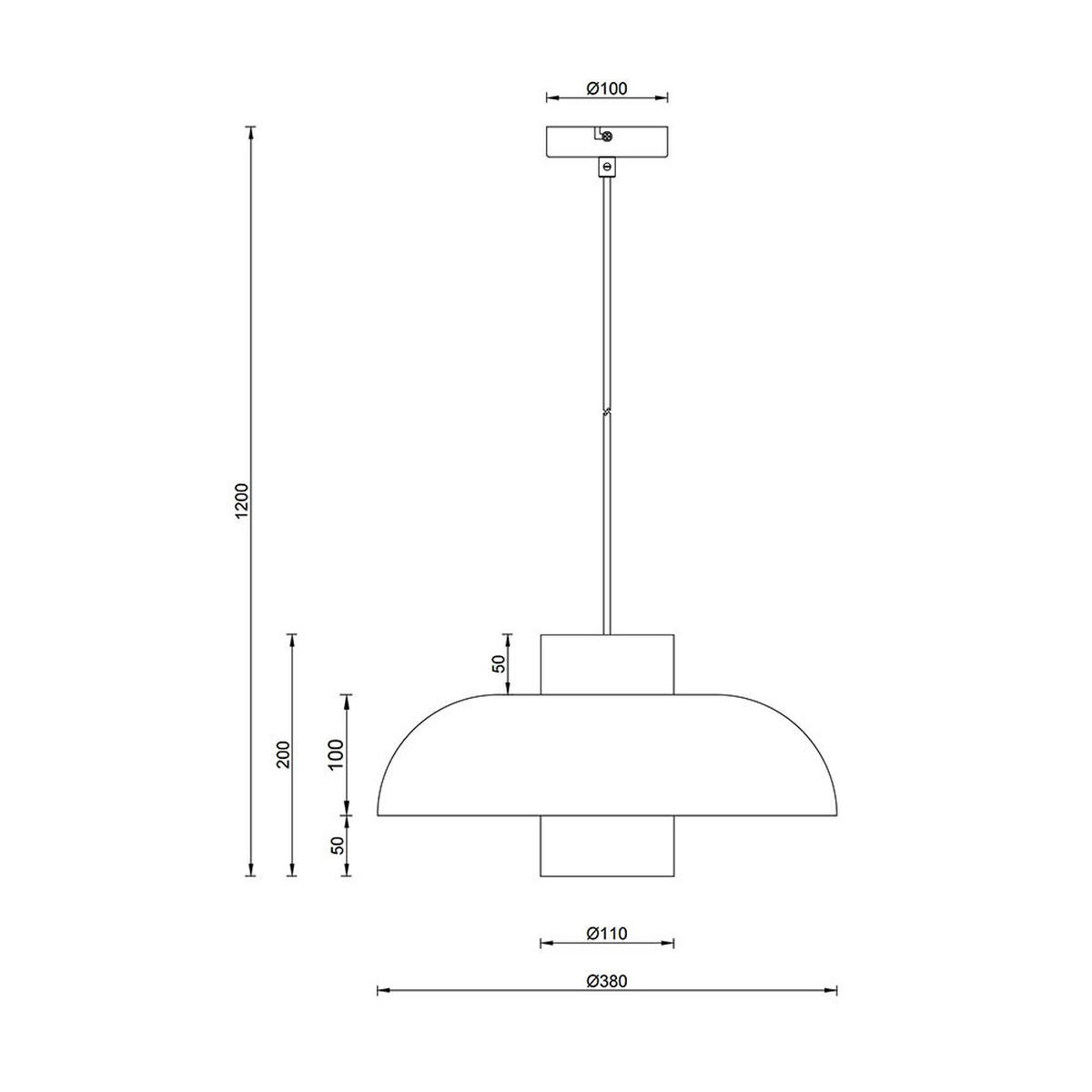 LED HÄNGELEUCHTE Metall Schwarz - Schwarz, Glas (38/38/120cm) - Globo Lighting