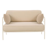 GARTEN-SOFA Preggel Beige/Creme 116 cm - Beige, Textil (116/80/71cm) - Selsey