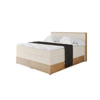 BOXSPRINGBETT LOLLI9 -KING 160x200 - H3/H4 Hellbeige - Sandfarben, Holzwerkstoff (160/200cm) - ALTDECOR