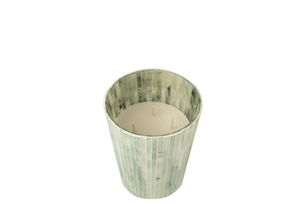 DUFTKERZE NOA - Blau - L - 75 Std. - Blau, Paraffin (15.5/18.5cm) - J-Line