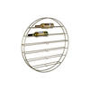 WEINREGAL Redondo 80/9/80 cm - Goldfarben, Metall (9/80/80cm) - Present Time