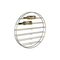 WEINREGAL Redondo 80/9/80 cm - Goldfarben, Metall (9/80/80cm) - Present Time