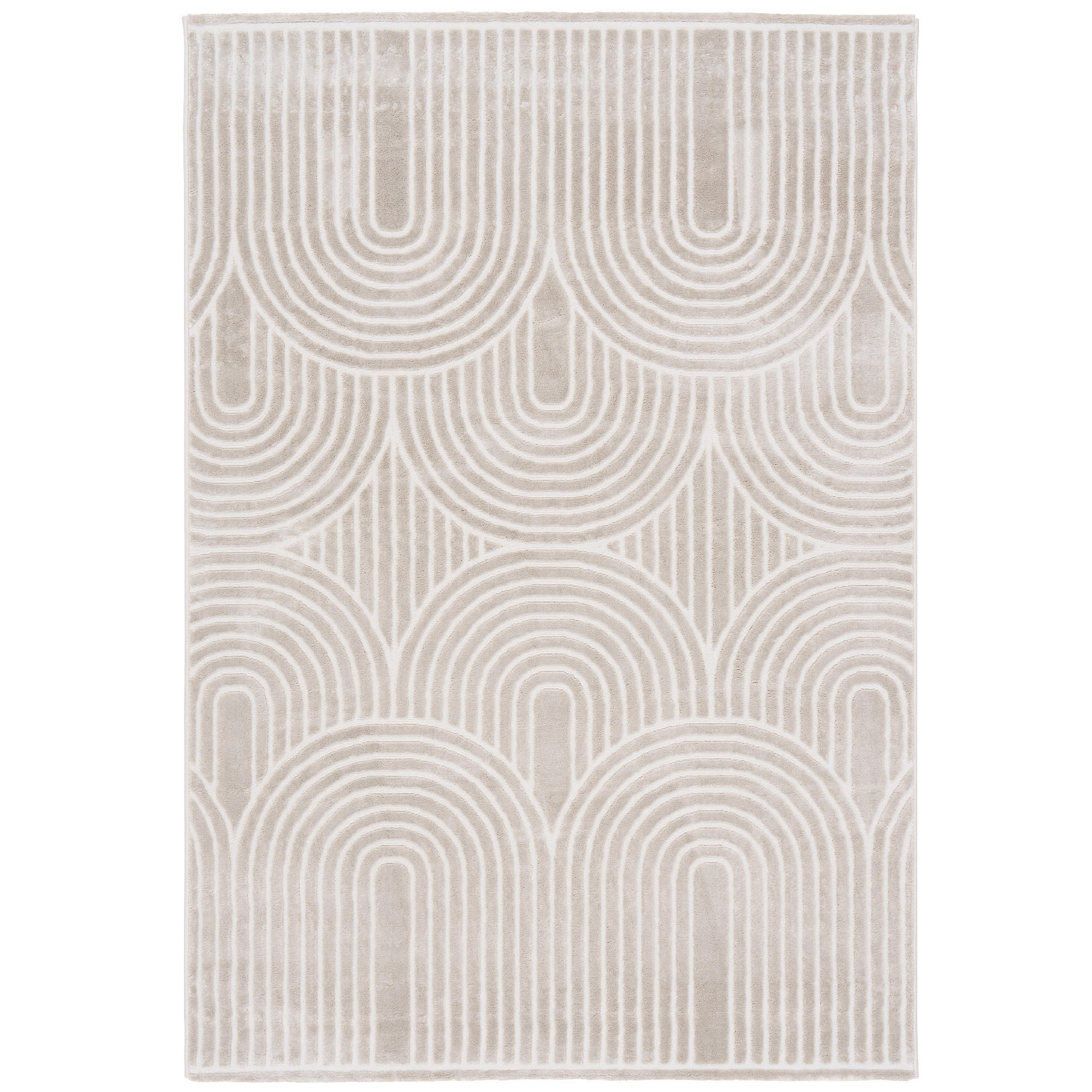 TEPPICH LUCIA SOFT - Beige, Textil (140/200cm) - Pergamon