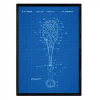 POSTER Patent Gri Klettern A3 Rahmenlos - Klar, Papier (29.7/5/42cm) - Nacnic