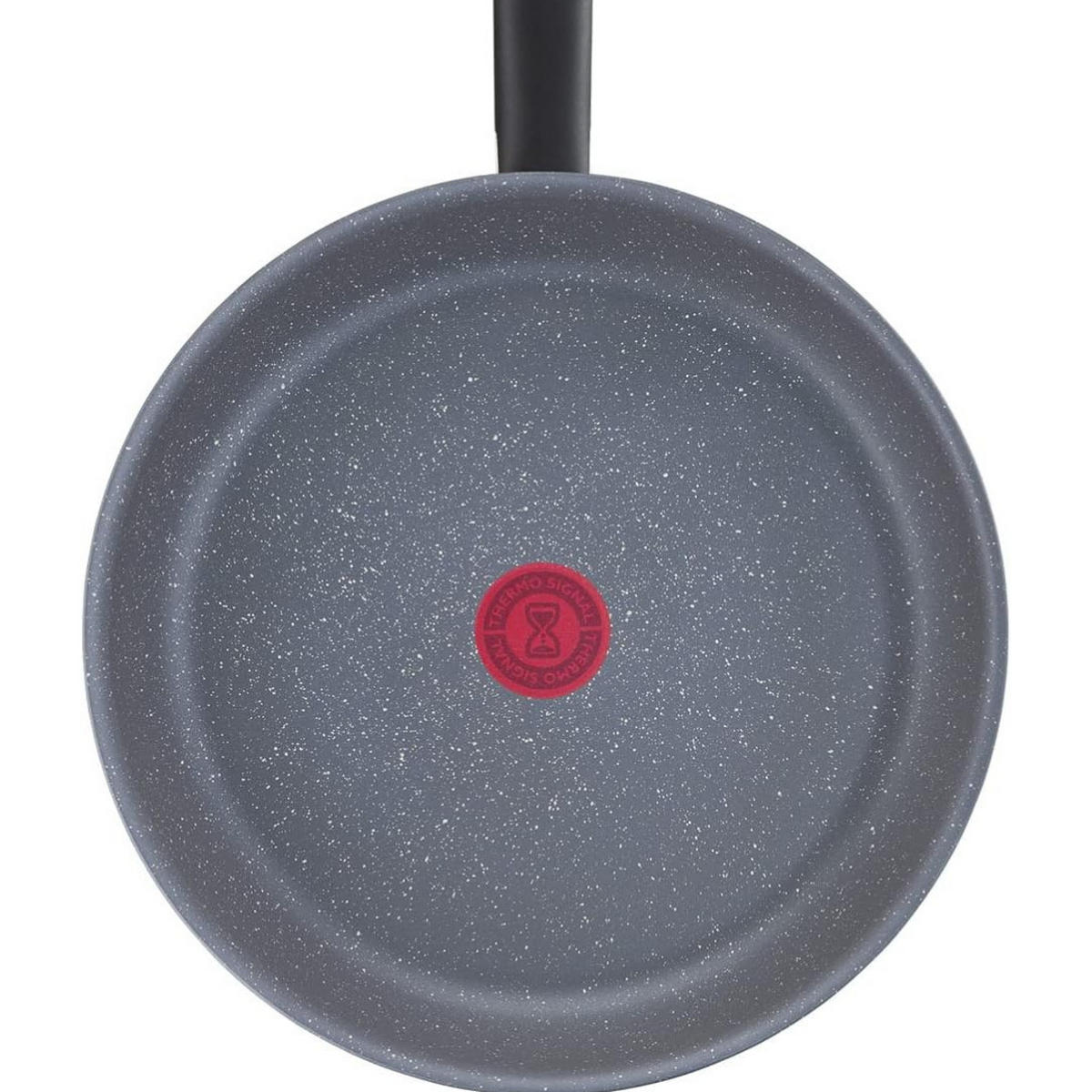 BRATPFANNE G2800702 Natural On 30cm, Induktionsgeeignet, Mineralia+ Antihaftbeschichtung, Thermo Signal, Thermo Fusion Boden, Aluminium Pfanne - Grau, Metall (30cm) - Tefal