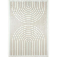 TEPPICH mit Bogenmuster in Beige Grege 160x230 cm - Beige, Textil (160/230cm) - Nazar Rugs