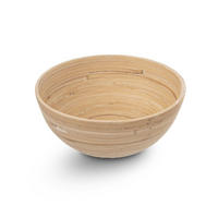 BAMBUSSCHALE Beige - Naturfarben, Holz (14/14/6cm) - Orion 