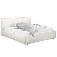 POLSTERBETT - Weiß, Textil (160/200cm) - home24