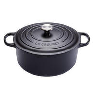 BRÄTER Signature Matte Schwarz 28 cm 6.7 Liter - Schwarz, Metall (28cm) - Le Creuset
