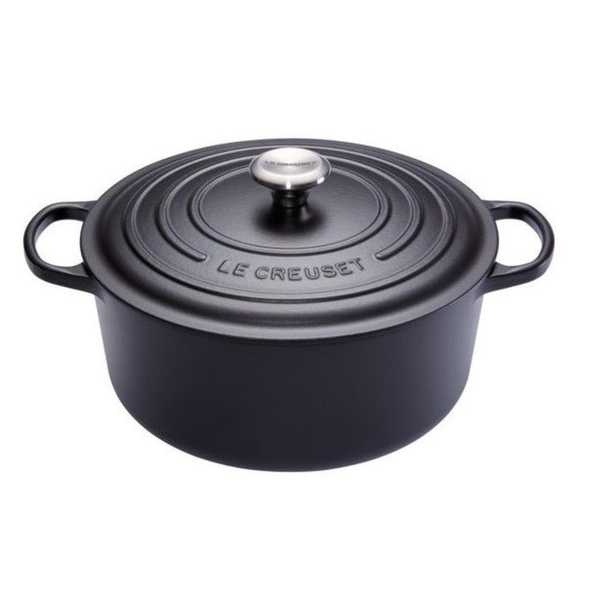 BRÄTER Signature Matte Schwarz 28 cm 6.7 Liter - Schwarz, Metall (28cm) - Le Creuset