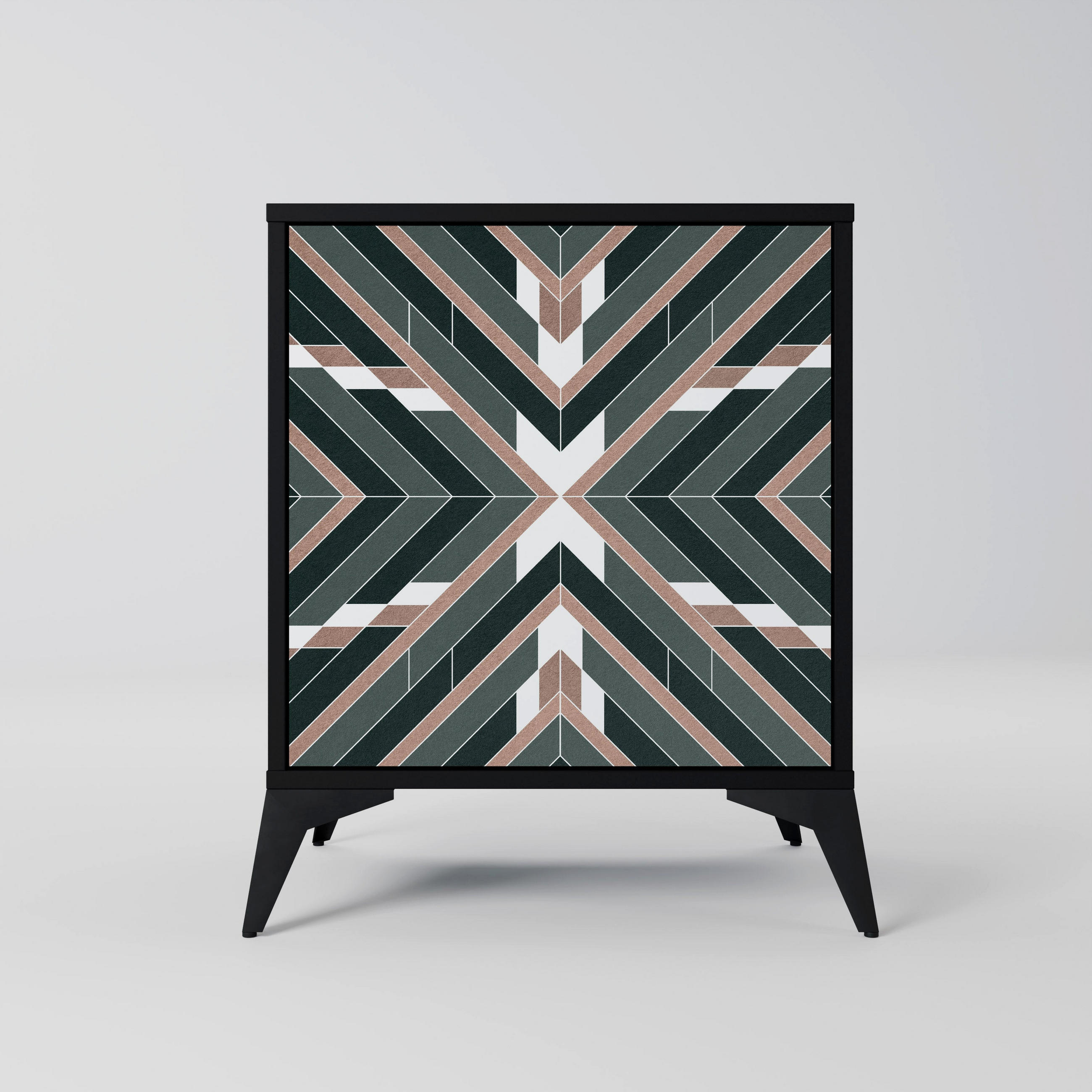 SpaceRebels Sideboard Schwarz 57.5x70.5x42 cm