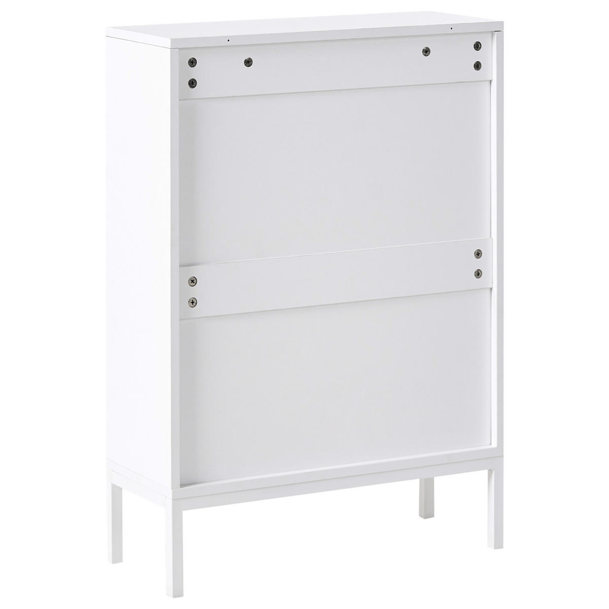 DULAP DE PANTOFI alb Adelaide - alb, compozit lemnos (60/85/24cm) - Beliani