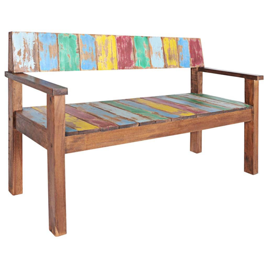 vidaXL Sitzbank Mehrfarbig 115x80x51 cm