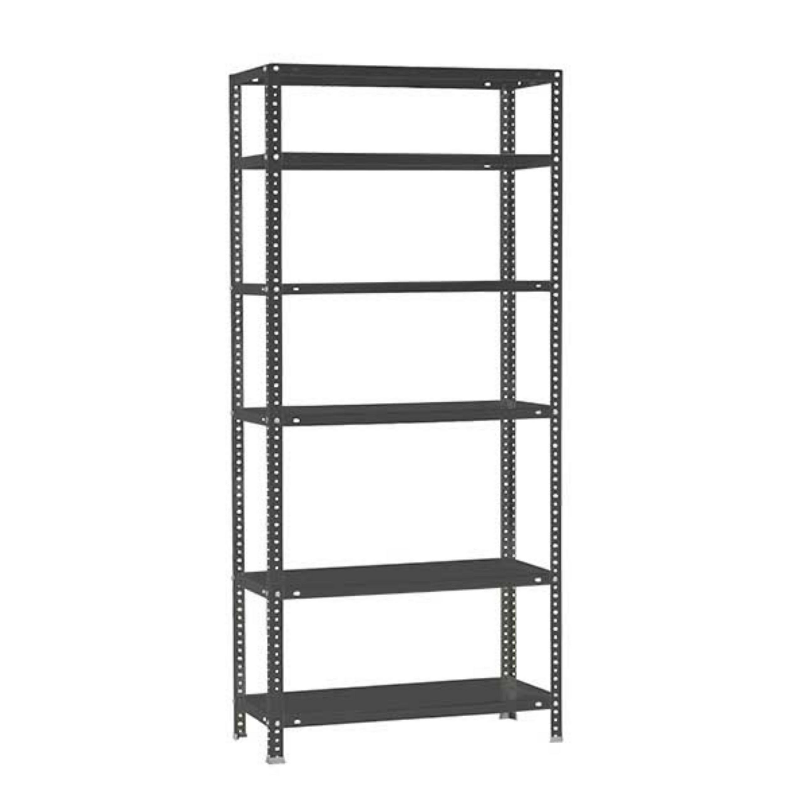SCHRAUBREGAL PANDA TALL | HxBxT 200x80x30cm | 6 Fachböden | Fachlast 100kg | Anthrazit - Anthrazit, Metall (80/200/30cm) - PROREGAL