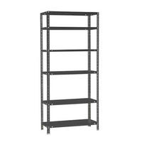 SCHRAUBREGAL PANDA TALL | HxBxT 200x80x30cm | 6 Fachböden | Fachlast 100kg | Anthrazit - Anthrazit, Metall (80/200/30cm) - PROREGAL