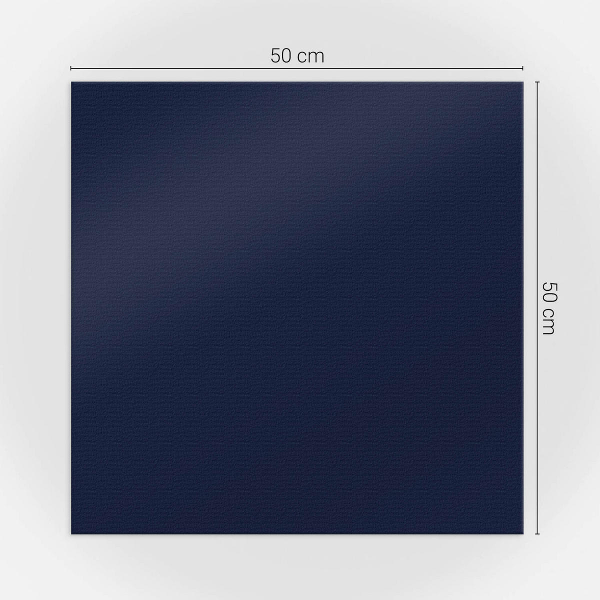 WANDPANEEL 4x 50x50 cm selbstklebend Thalisse - Blaugrau, Kunststoff (50/1.6/50cm) - Wallfluent