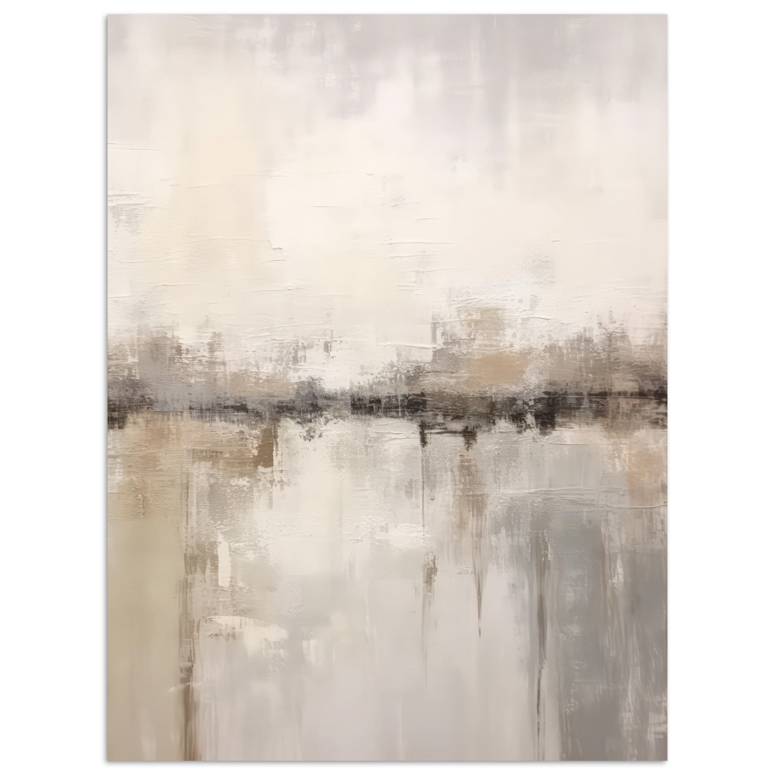 MuchoWow PLAKÁT Moderní umění - Abstraktní - Béžová 60x80 cm