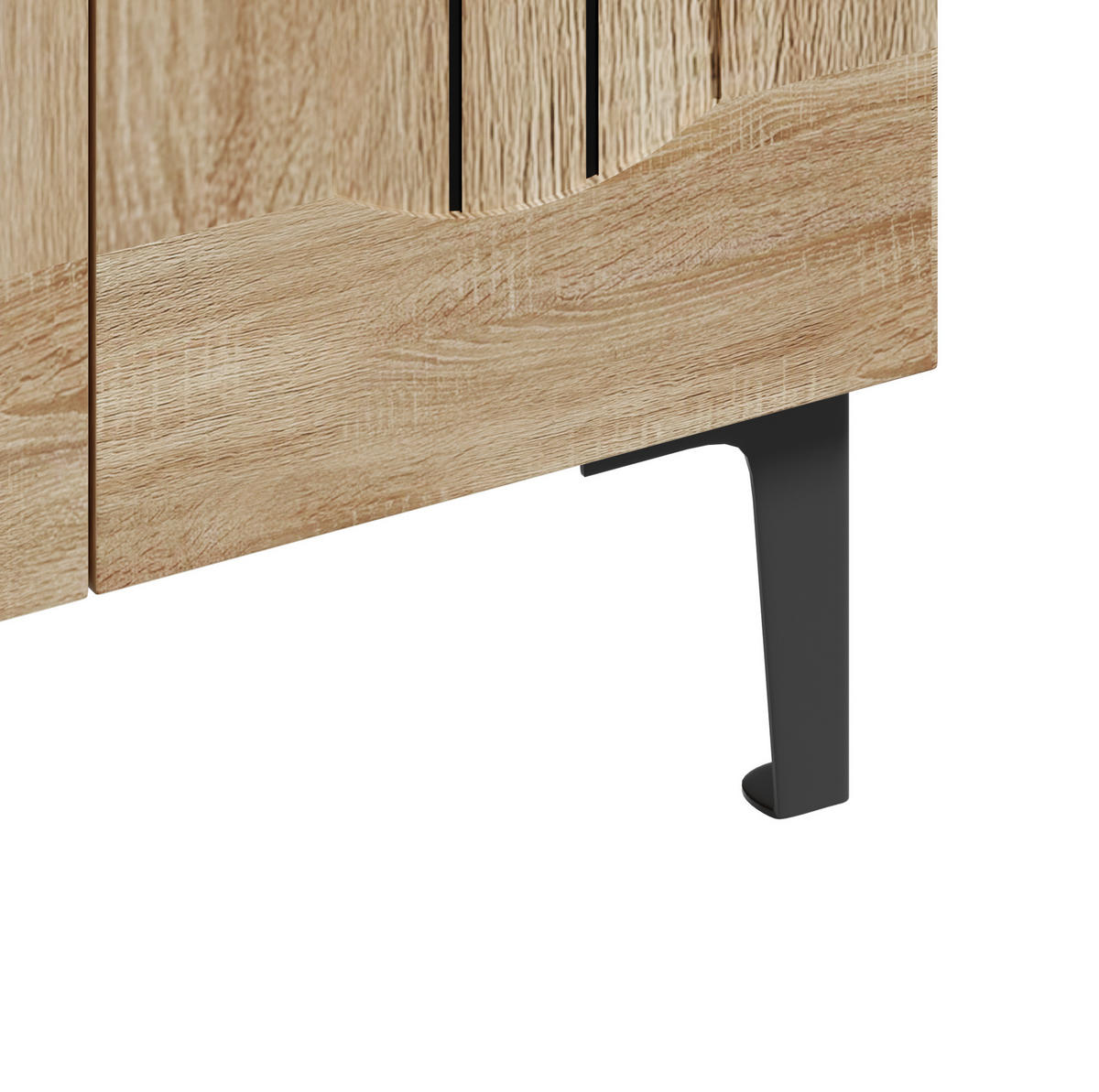 SCHUHSCHRANK 60/31,5/95 cm mit Doppeltüren, festen Einlegeböden aus Spanplatte, Holzfarbe - Eichefarben, Holzwerkstoff (60/95/31.5cm) - Redom