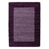 TEPPICH Hochflor einfarbig mit Bordüre Polypropylen Wohnzimmer Violett Läufer 100x200 - Lila, Textil (100/200cm) - KADIMA DESIGN