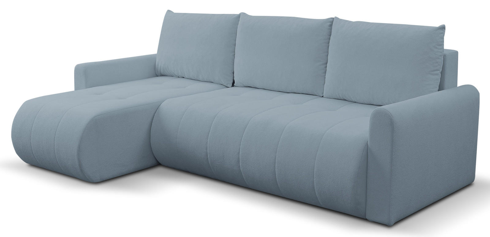 Ravio Ecksofa Hellblau 245x143 cm