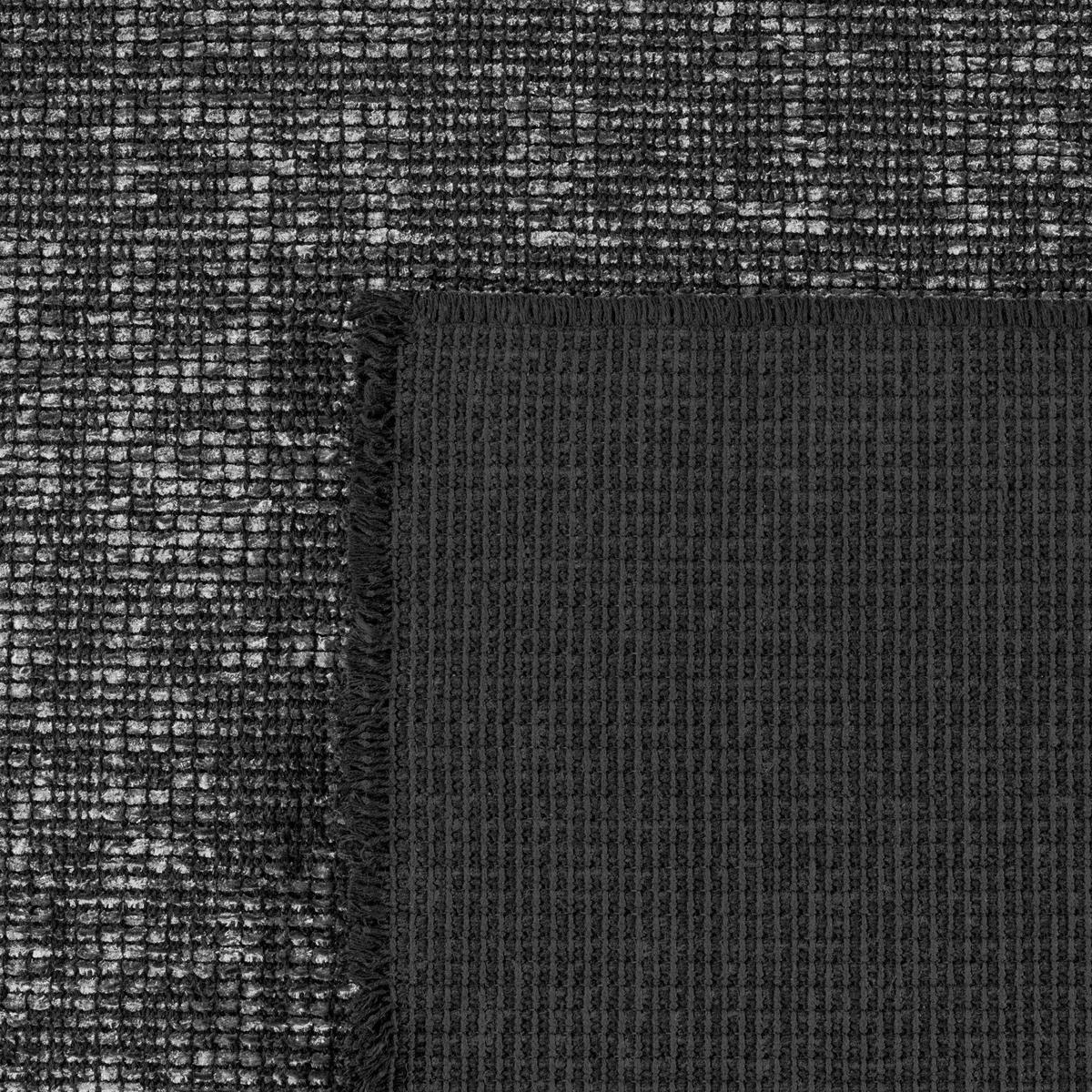 TEPPICH Kurzflor Unicolor Chenille Baumwolle Innen Grau Rechteckig 160x230 - Grau, Textil (160/230cm) - KADIMA DESIGN