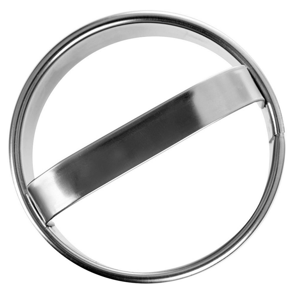 AUSSTECHFORM Donuts & Gebäck 6 cm Silber - Silberfarben, Metall (6/4.7/6cm) - Orion 