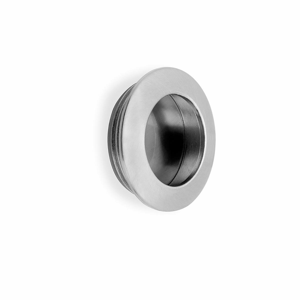 MÖBELKNOPF Oregon, Durchmesser 41mm, Zamak, Nickel satiniert 10er-set - Silberfarben, Kunststoff (10/3/16cm) - EMUCA