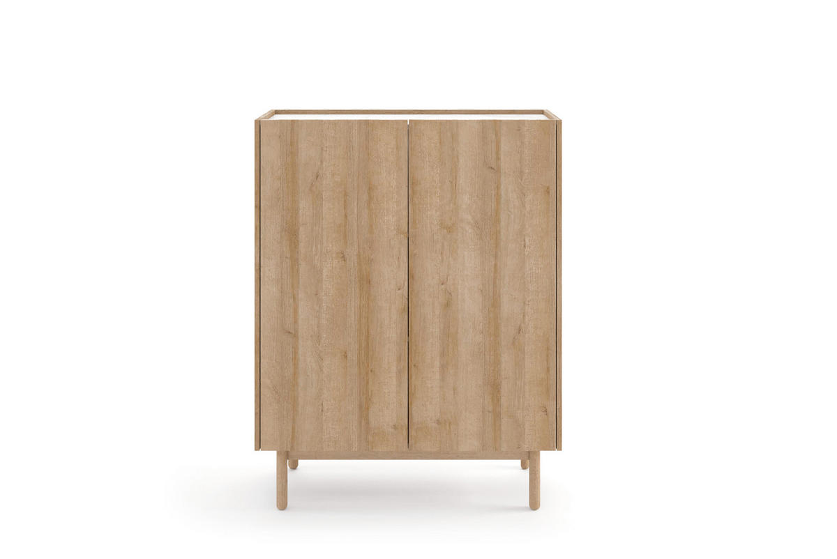 SIDEBOARD BEIGE - Beige, Holzwerkstoff (97/122/37cm) - FURNLUX