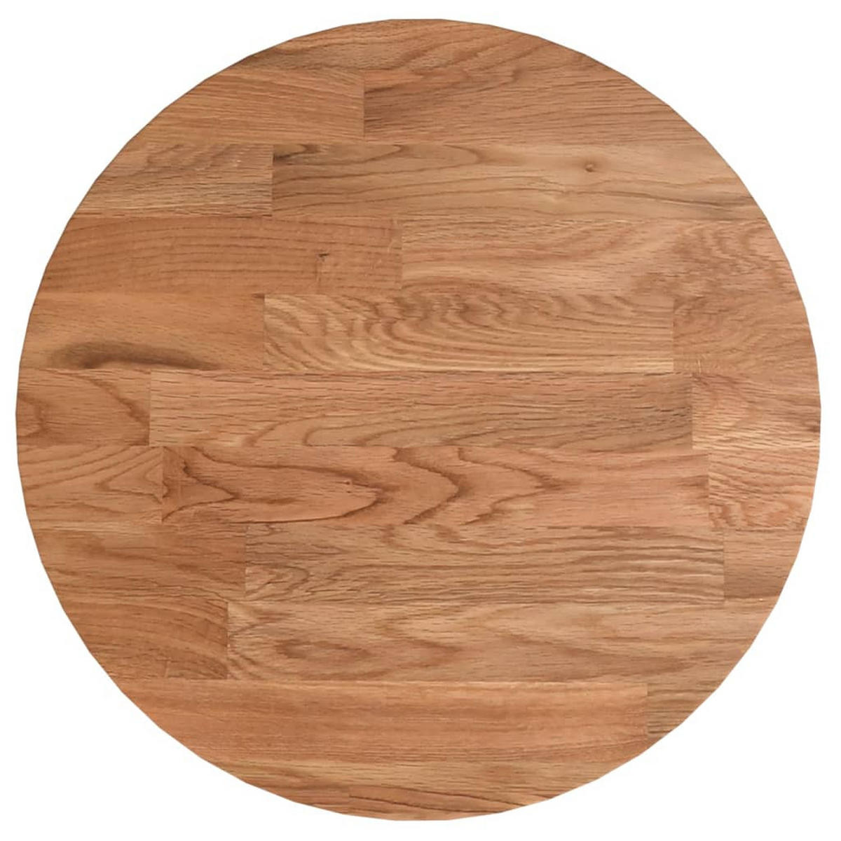 TISCHPLATTE Runde Hellbraun Ø30/1,5 Cm Behandeltes Eichenholz - Hellbraun, Holz (30/30/1.5cm) - vidaXL