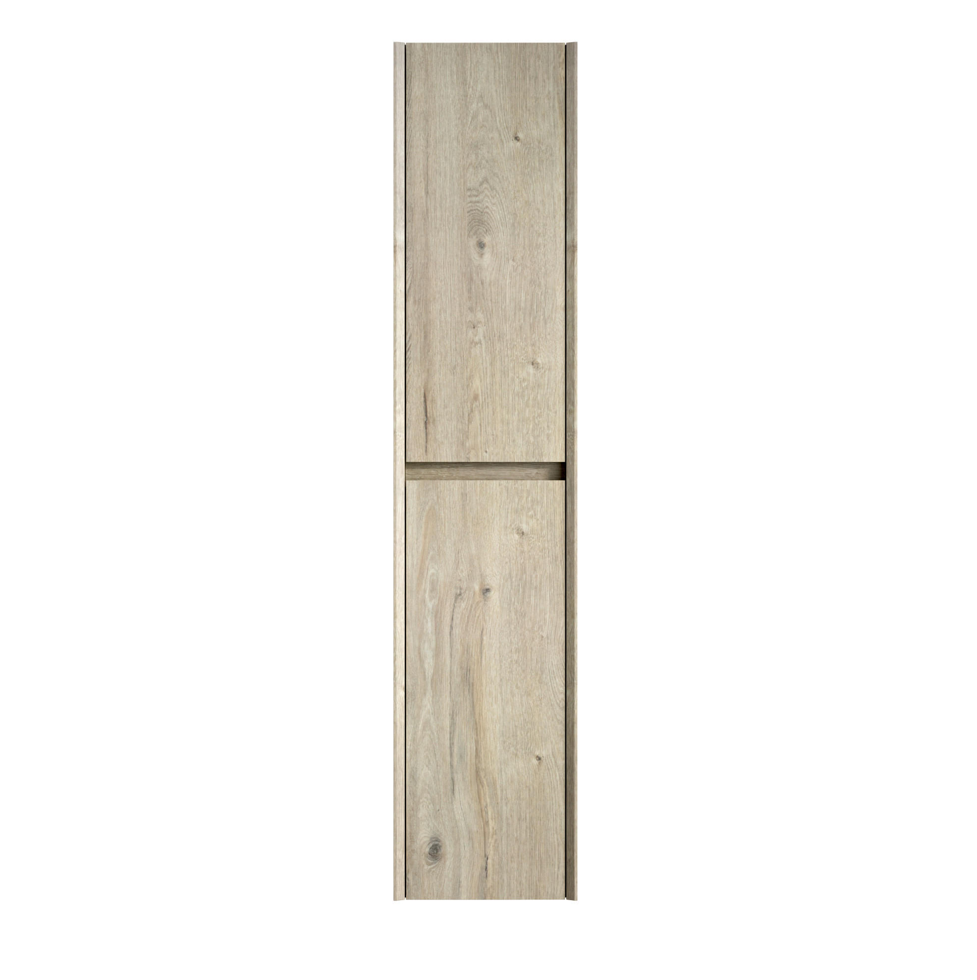 MIDISCHRANK 140 cm aus Sperrholz mit 2 Türen Gebrochenweiß - Creme, Holzwerkstoff (140/30/24cm) - Modenvie