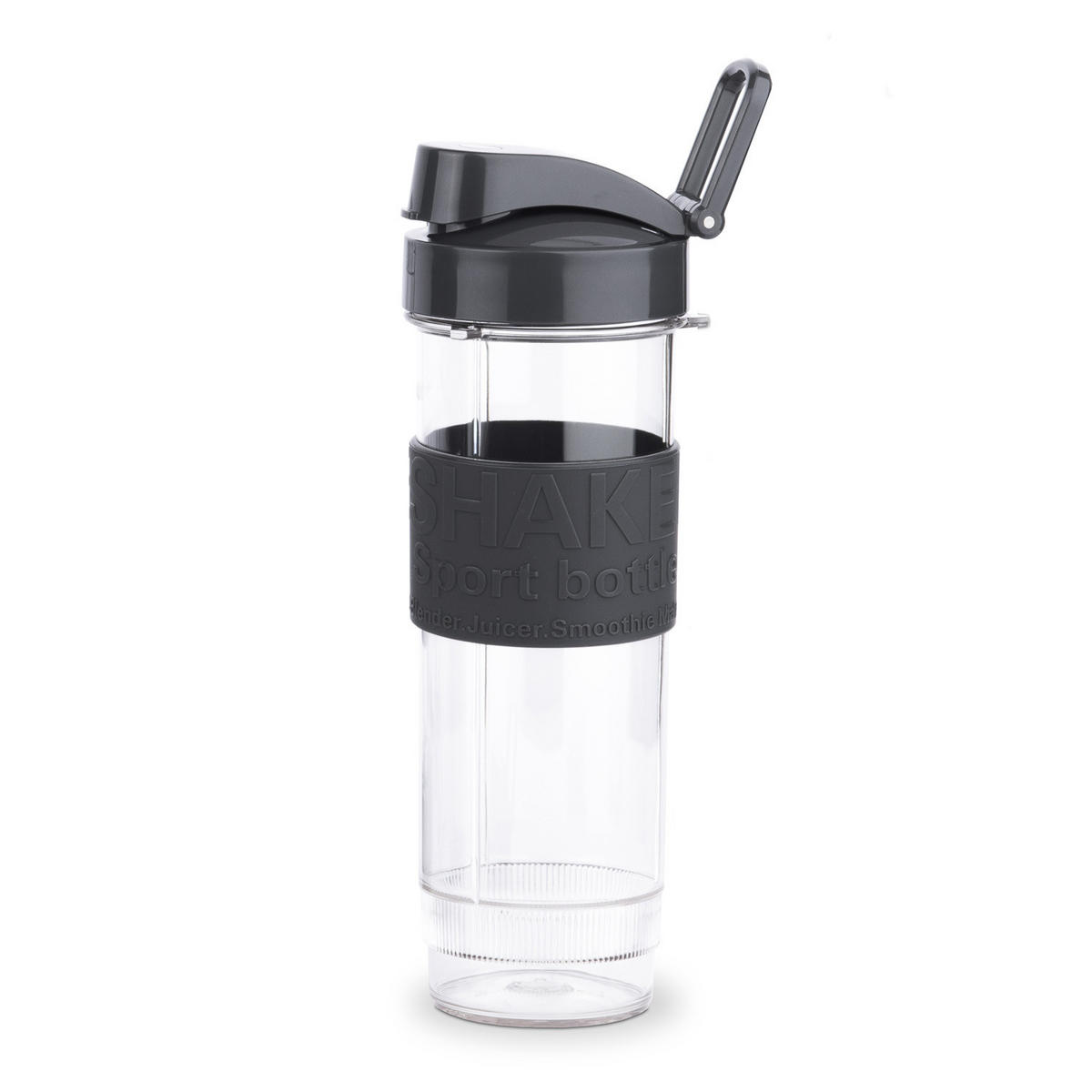 SMOOTHIE Maker SMOO9 Schwarz, 570ml, BPA-frei, 2 tragbare Flaschen, Edelstahlklingen, 300W - Koralle, Metall (11.3/35/15cm) - HKoenig