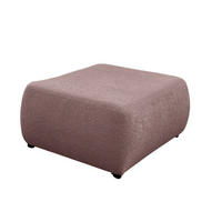 POLSTERHOCKER Anike In Now Or Never - Altrosa, Holzwerkstoff/Textil (98/42/66cm) - Fun Möbel