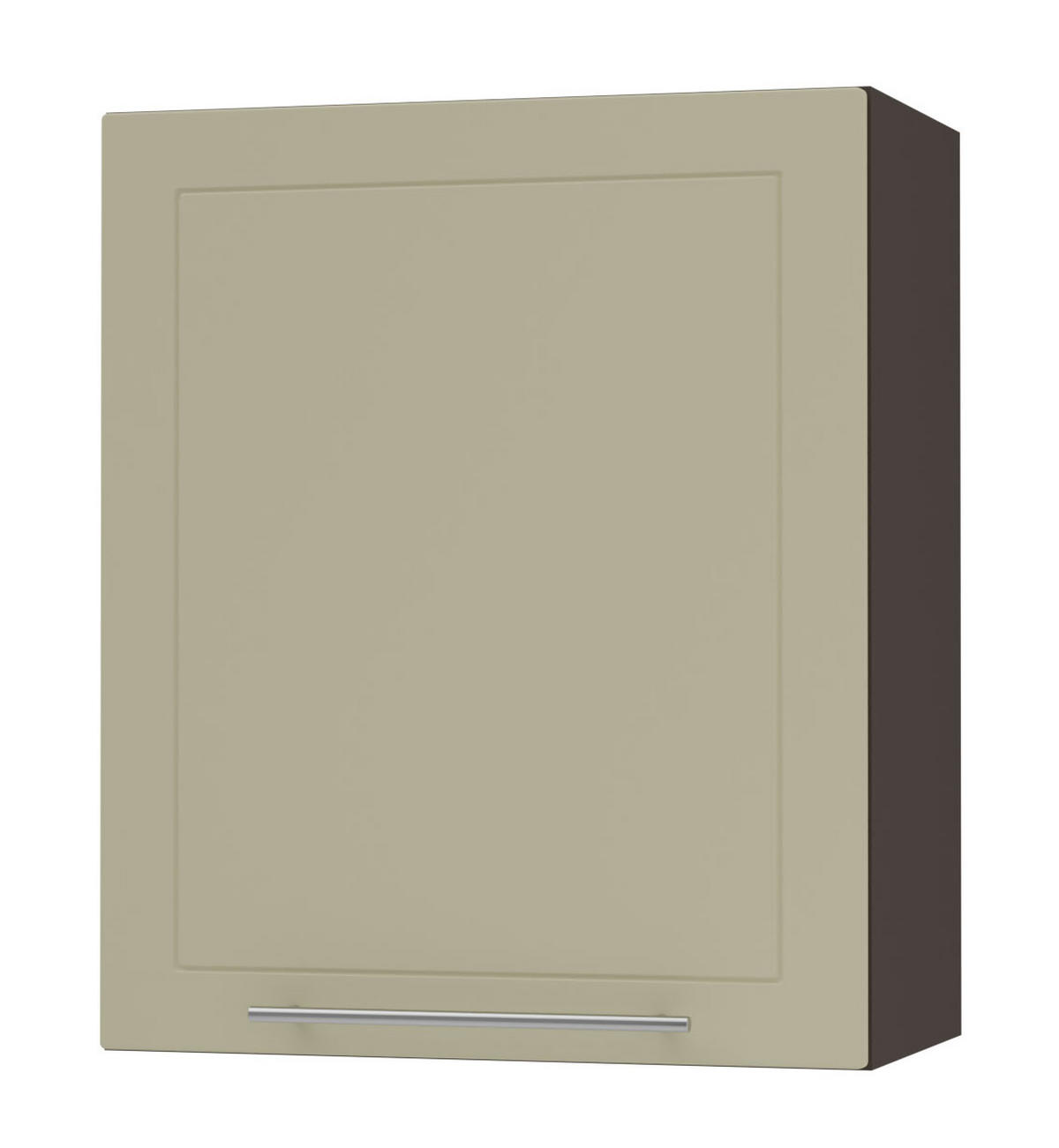 KÜCHENHÄNGESCHRANK Kvantum W2/60 Vanille Matt / Lava Matt 60 / 32,5 / 72cm - Dunkelgrau/Creme, Holz/Holzwerkstoff (60/72/32.5cm) - Feldmann-Wohnen