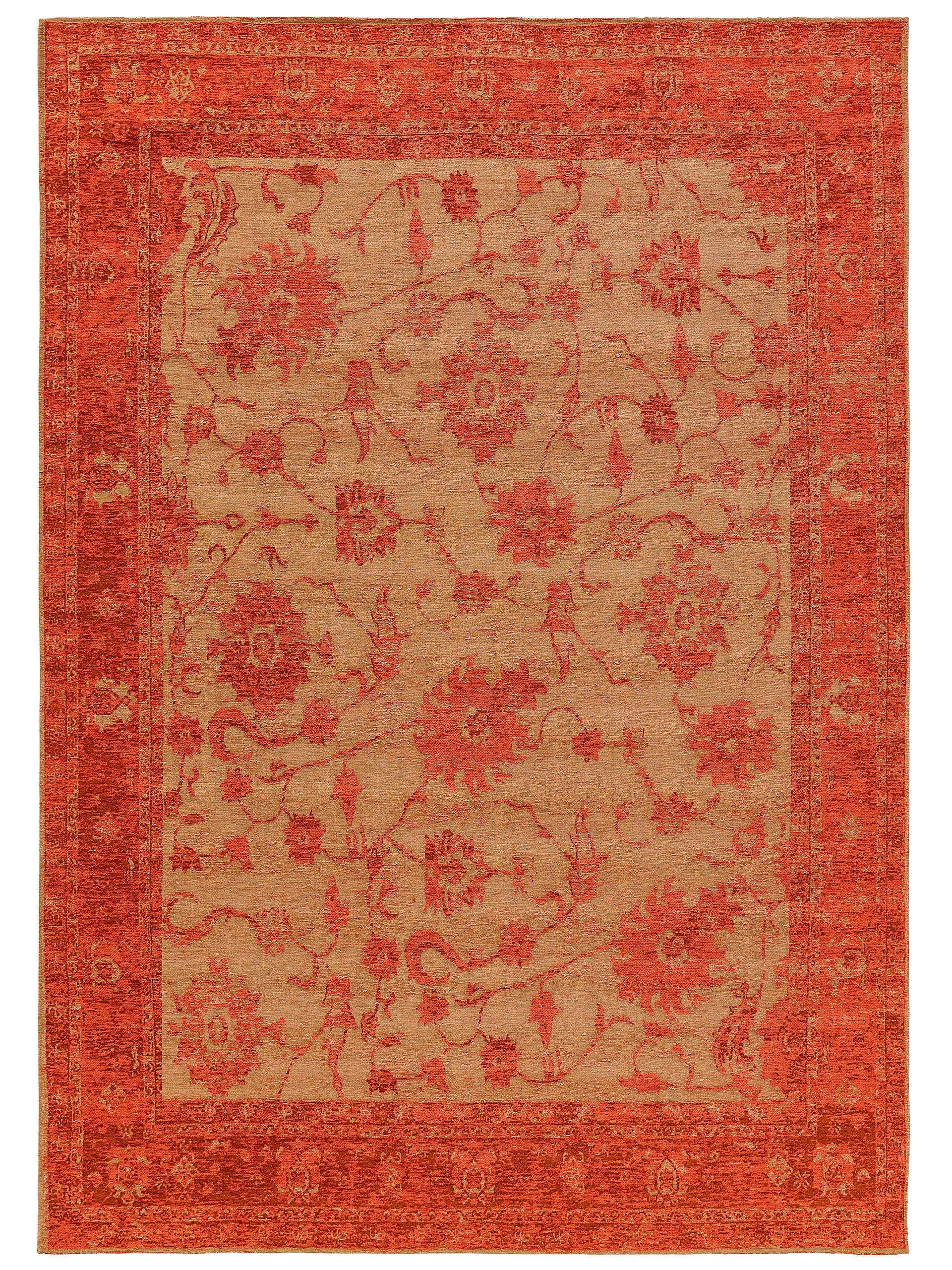 FLACHGEWEBETEPPICH Frencie Rot 120x180 cm - Rot, Textil (120/180cm) - benuta Nest