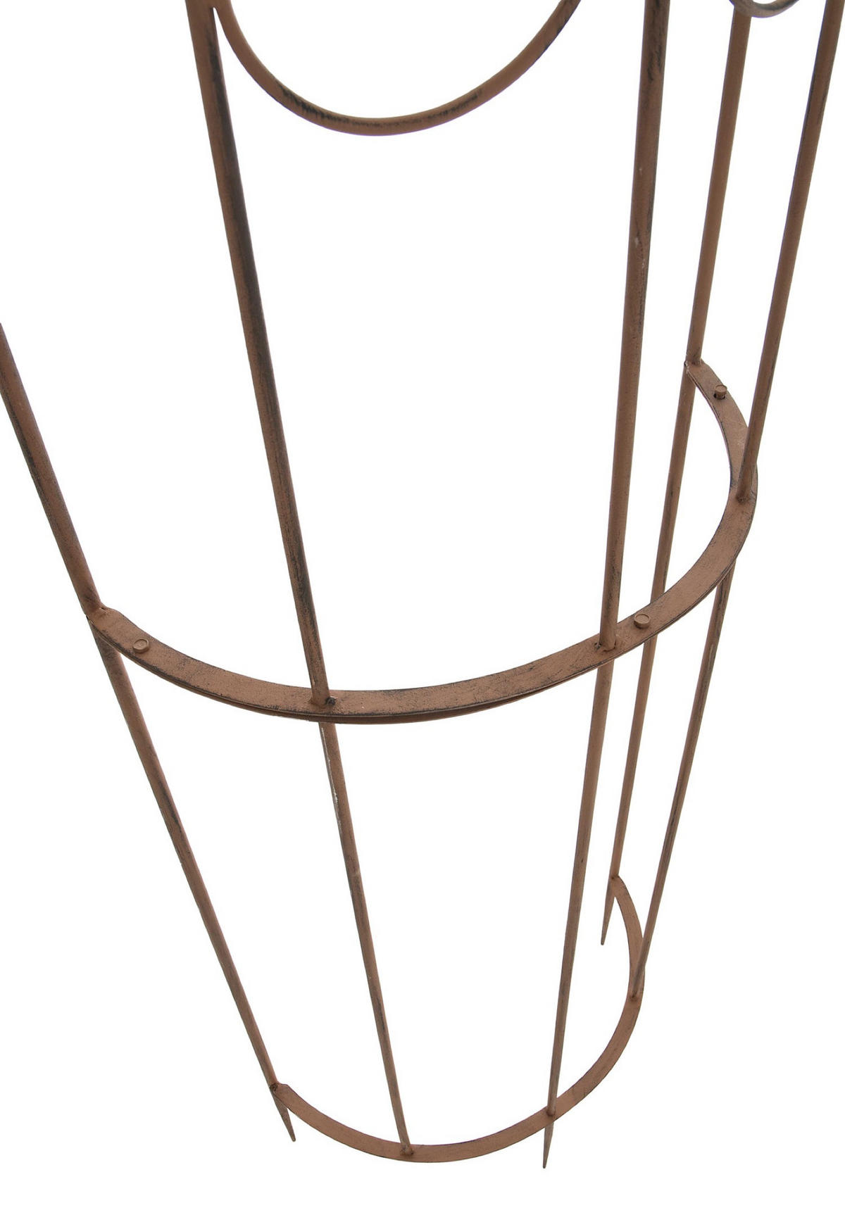 RANKGITTER Lavan antik braun - Braun, Metall (52.5/200/23cm) - TPFLiving