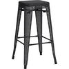 BARHOCKER SEOUL Schwarz Metall - Schwarz, Metall (43/77/43cm) - DELUKE