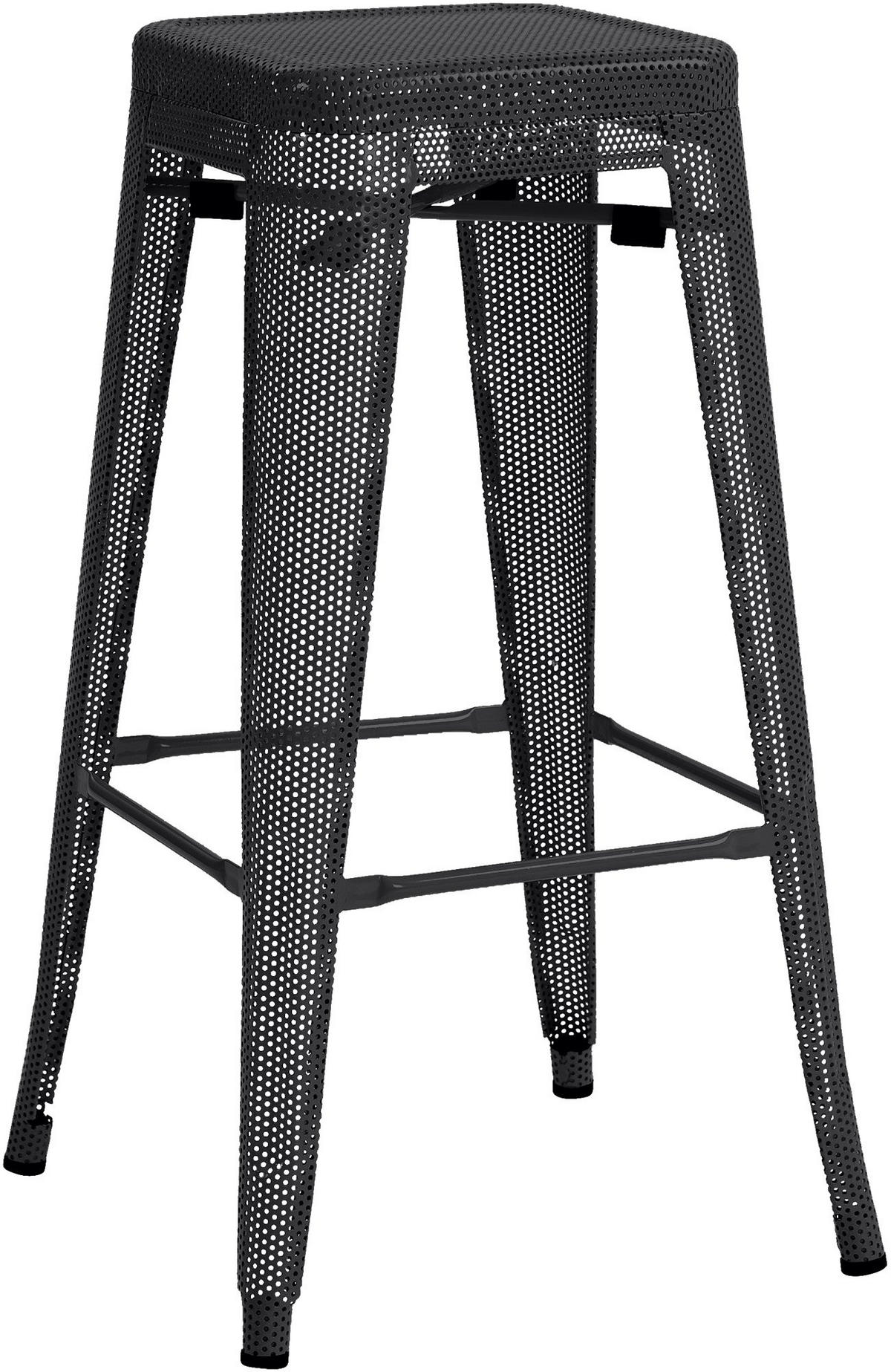 BARHOCKER SEOUL Schwarz Metall - Schwarz, Metall (43/77/43cm) - DELUKE