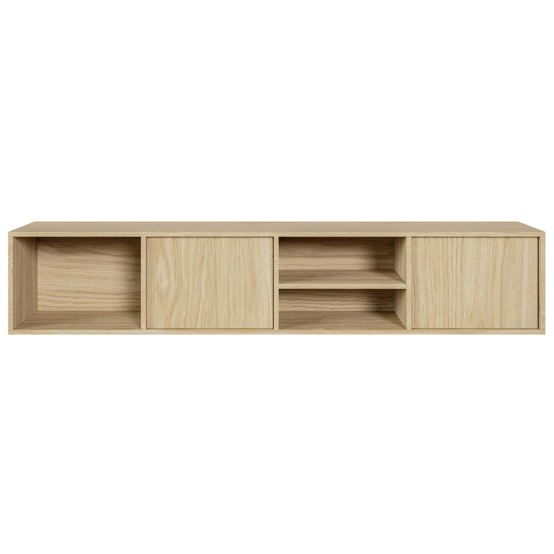 TV-STOLÍK Sanva Olejovaný dub 200 cm - farba duba, kompozitné drevo (200/40/35cm) - Selsey