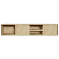 TV-STOLEK Sanva Olejovaný dub 200 cm - barva dubu, kompozitní dřevo (200/40/35cm) - Selsey