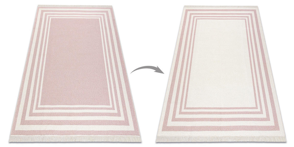 TEPPICH TWIN 120/170 cm - Pink, Textil (120/170cm) - rugsX