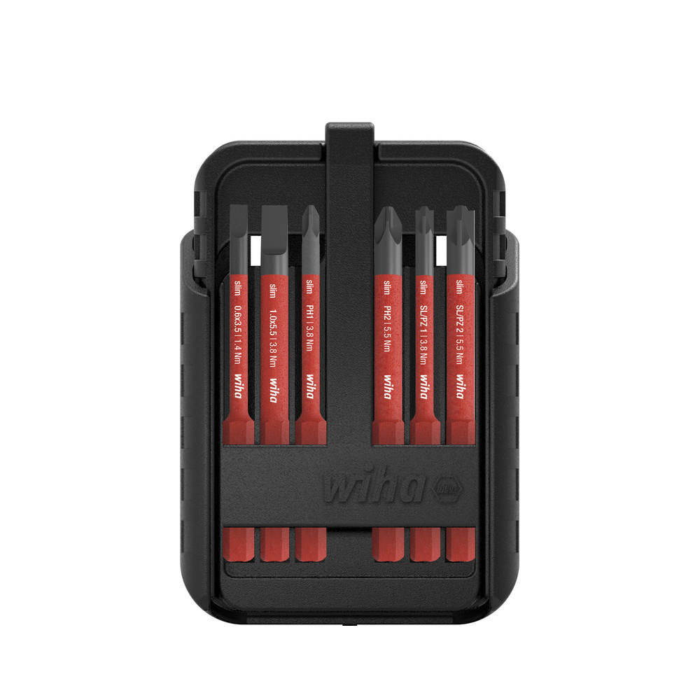 BIT Set slimBIT electric, in slimBit-Box, 15-teilig - Multicolor, Kunststoff (185/111/35cm) - Wiha