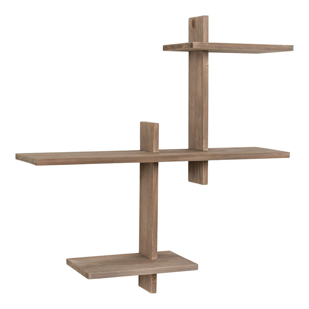 Thumbnail - tinkaro Regal, Natur, Holz, Quadratisch, 15x53x56 cm, Wohnzimmer, Regale, Wandregale
