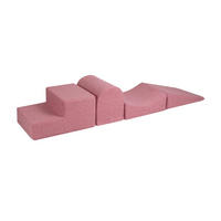 SCHAUMSTOFF-BAUSTEINE für Kinder, Boucle, Rosa - Rosa, Textil (195/30/195cm) - MeowBaby