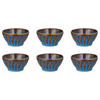 DIPSCHALE (6er Set) Bergamo - Blau, Keramik (9/9/4.5cm) - BUTLERS