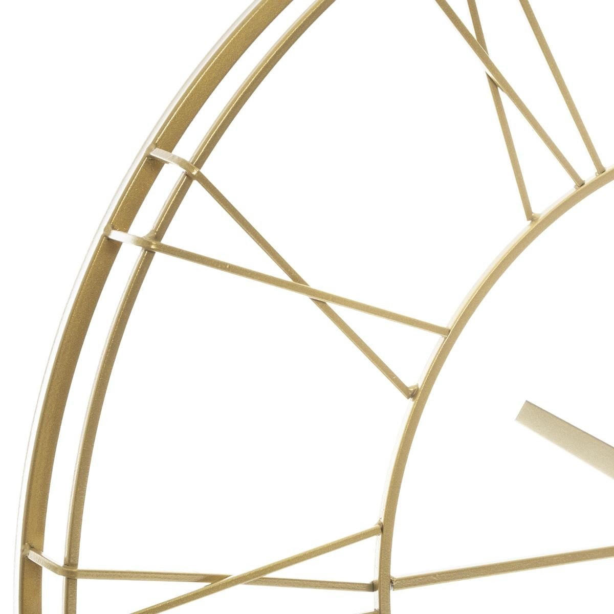 WANDUHR aus 3D Metall 70/6/70 cm - Goldfarben, Metall (6/70/70cm) - Atmosphera Createur d´interieur